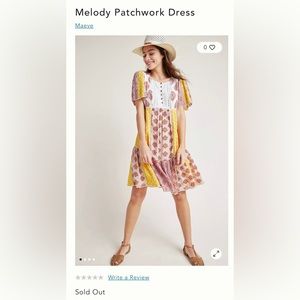By Anthropologie Boho Dress- NWT